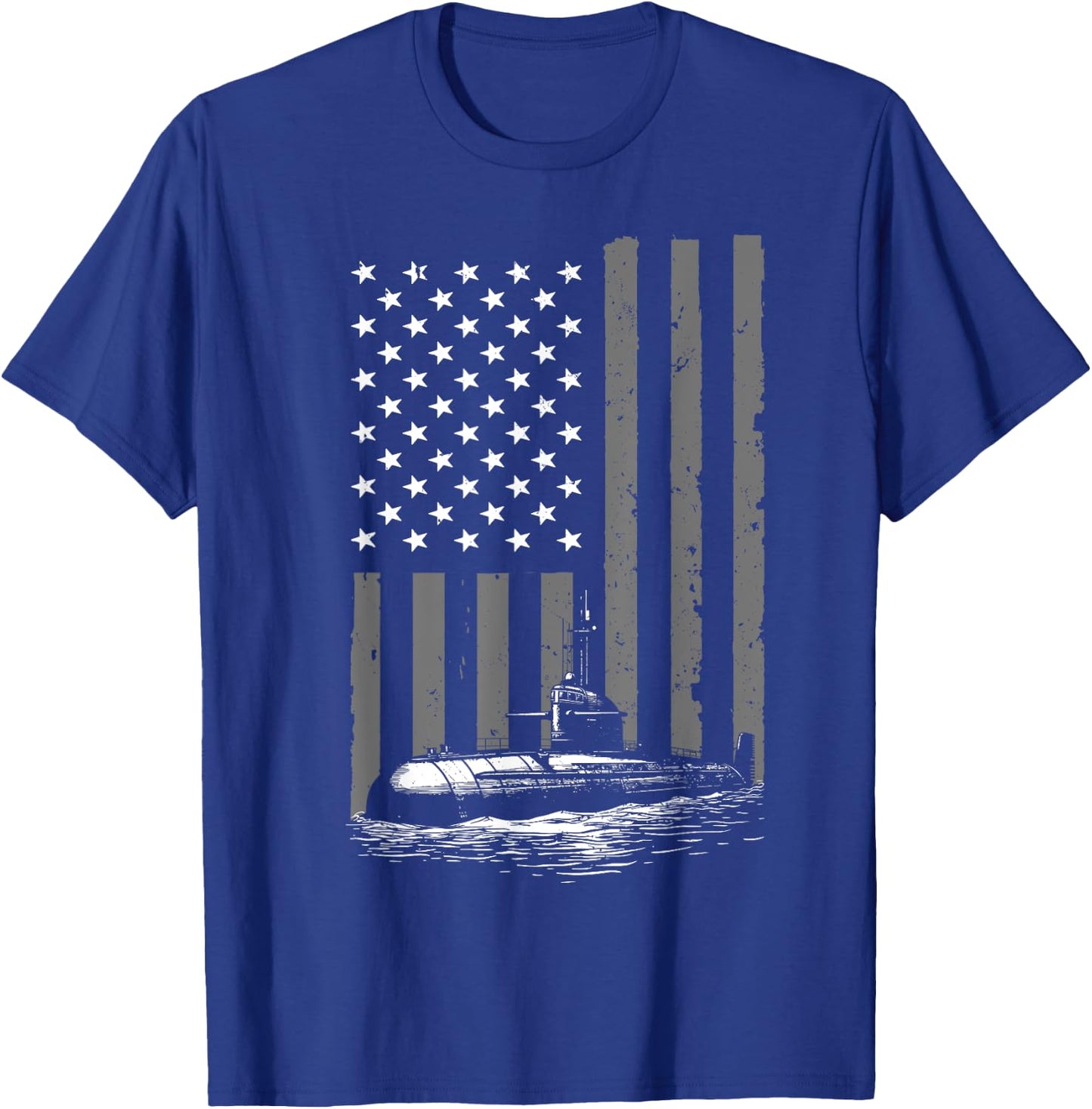 Funny Submarine Design Submariner Submarine Veteran T-Shirt - T-Shirt | Royal