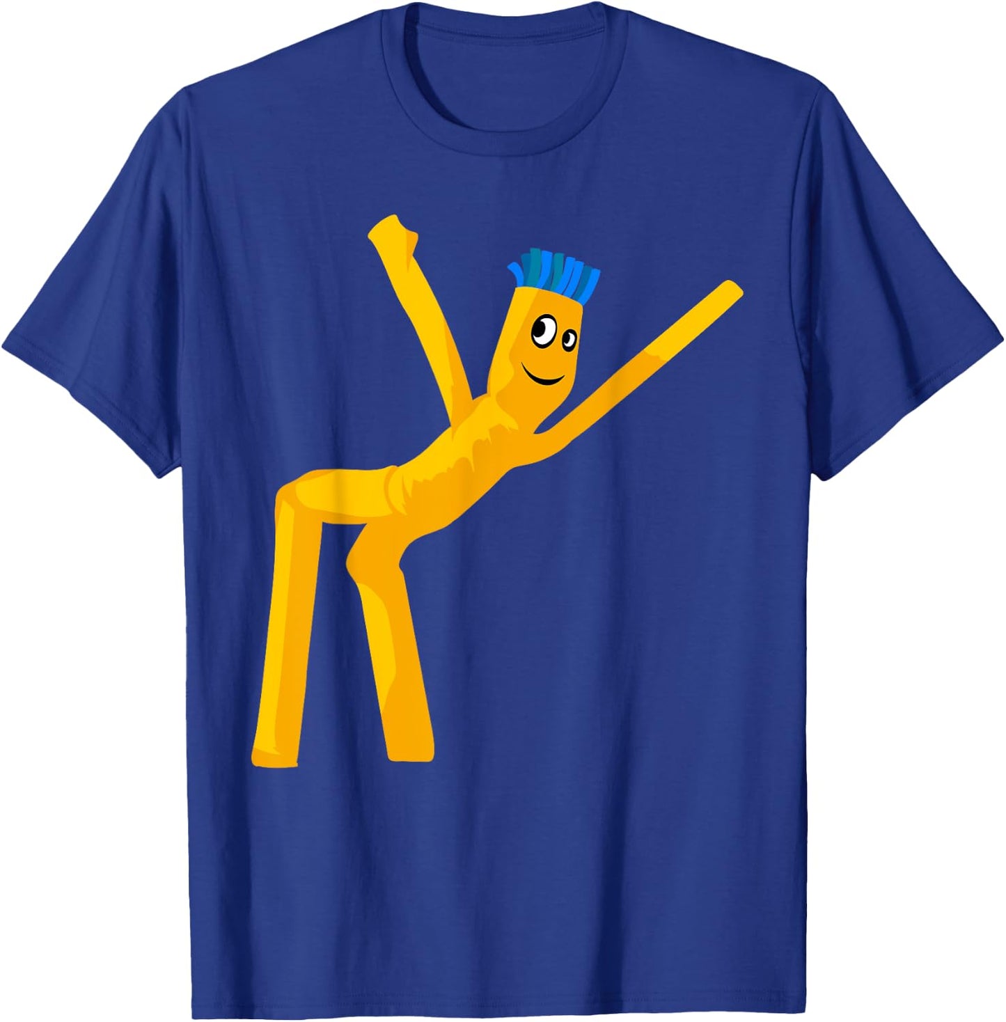 Wacky Wavy Inflatable Tubeman Dancer Clothing T-Shirt - T-Shirt | Royal