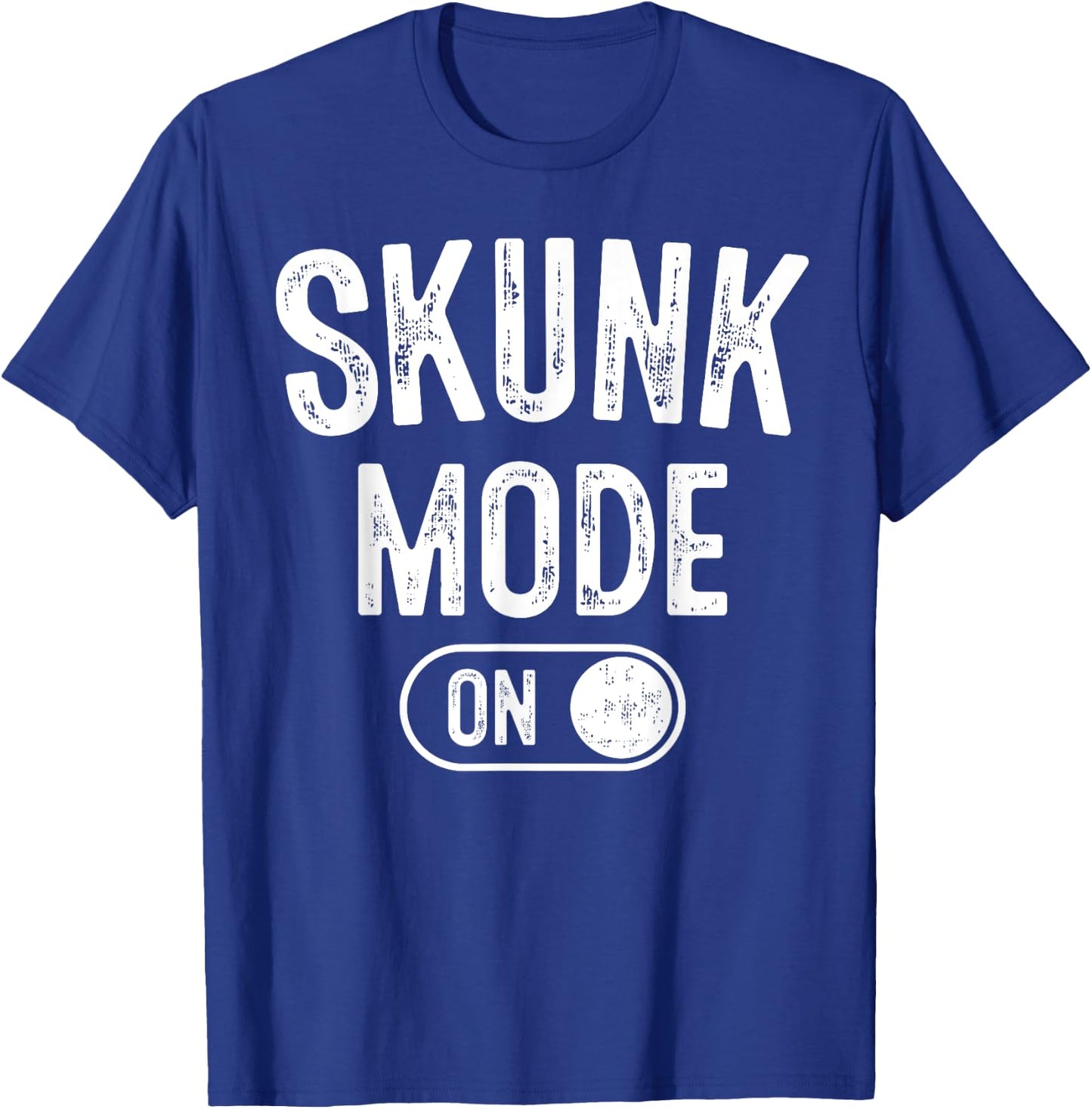 Skunk Mode On Costume Funny Scent Defender Gift Animal Lover T-Shirt - T-Shirt | Royal