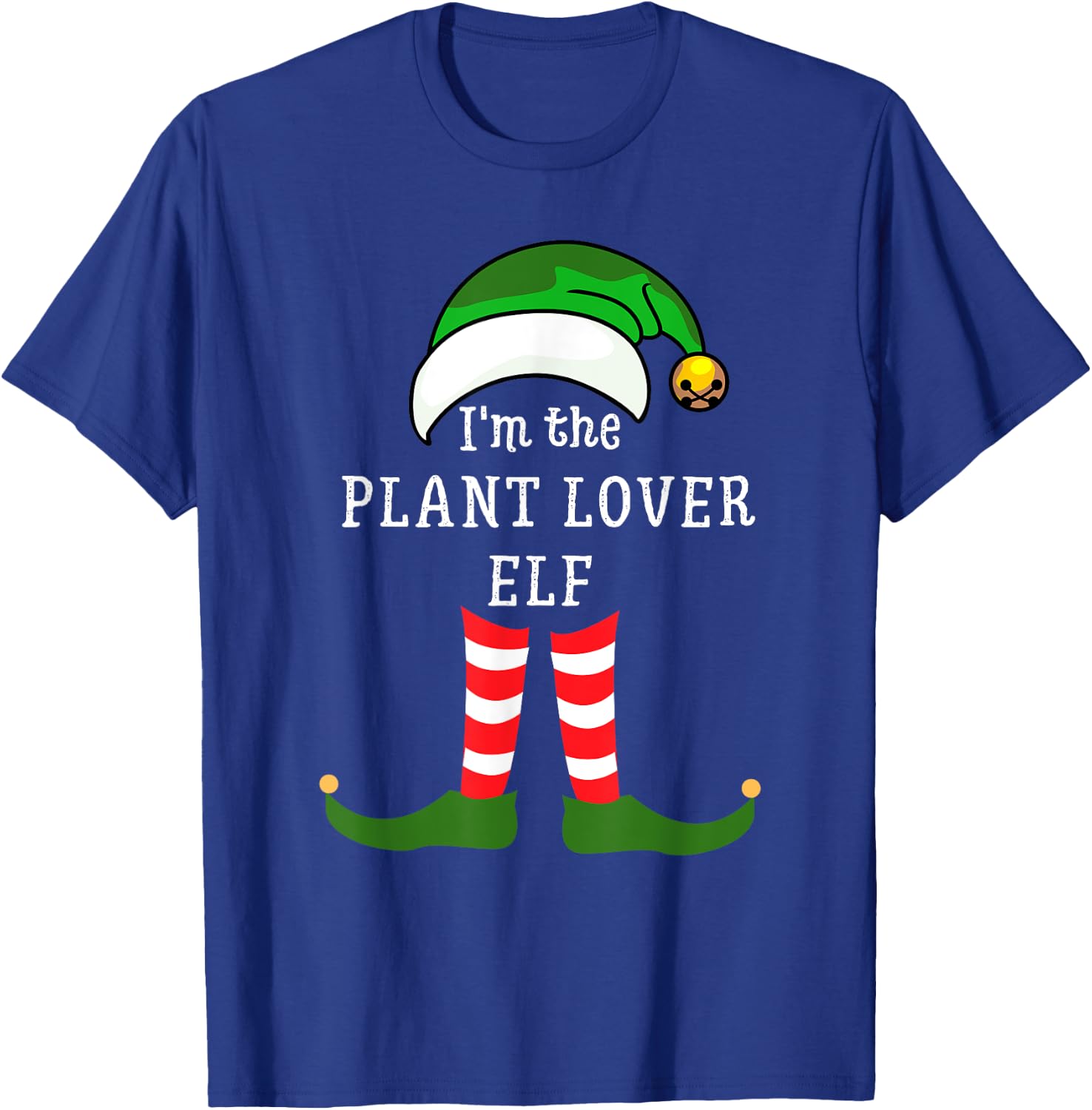 I'm The Plant Lover Elf Matching Family Group Christmas T-Shirt - T-Shirt | Royal