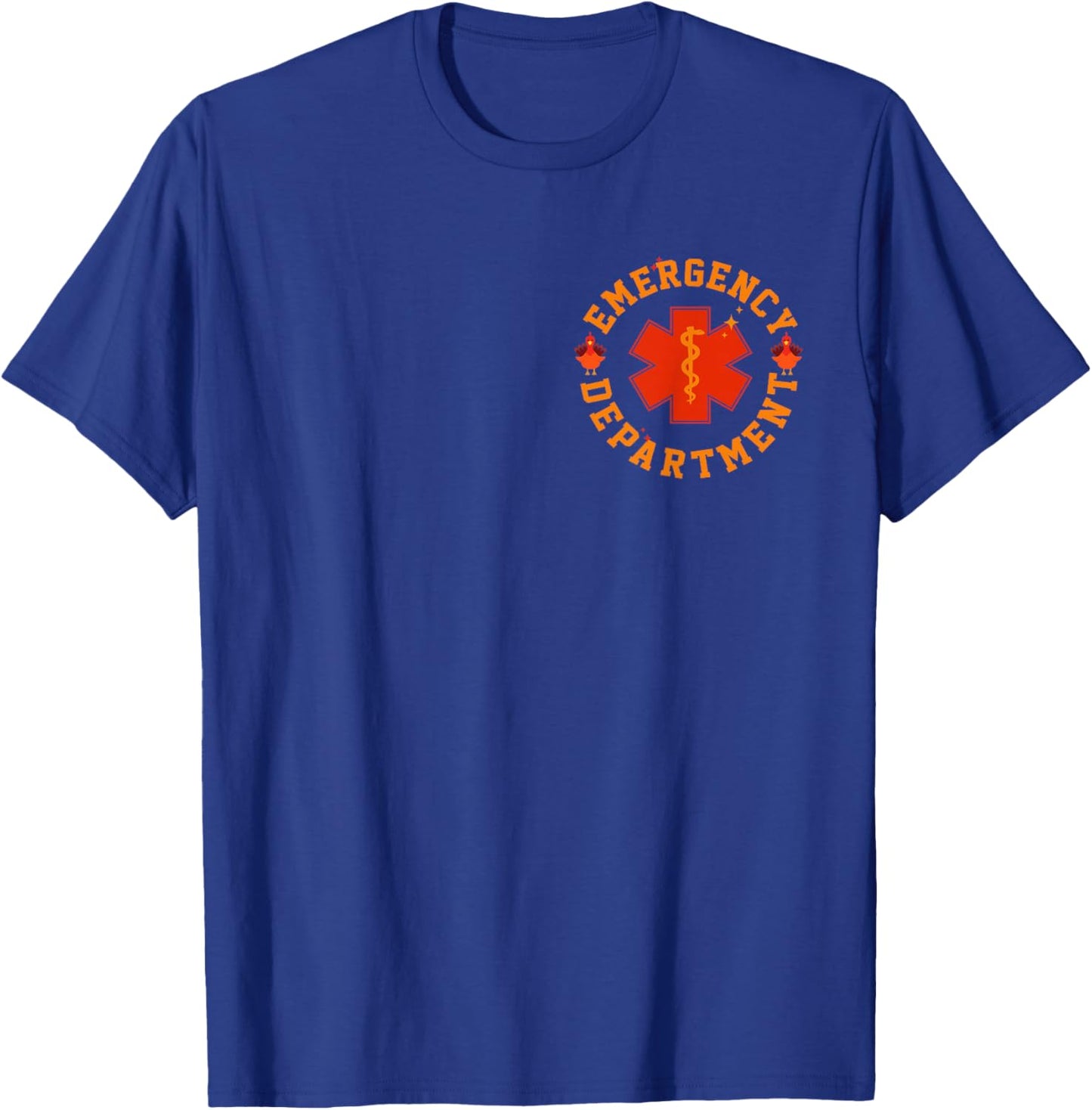 Emergency Department Thanksgiving Day Emergency Room Nurse T-Shirt - T-Shirt | Royal