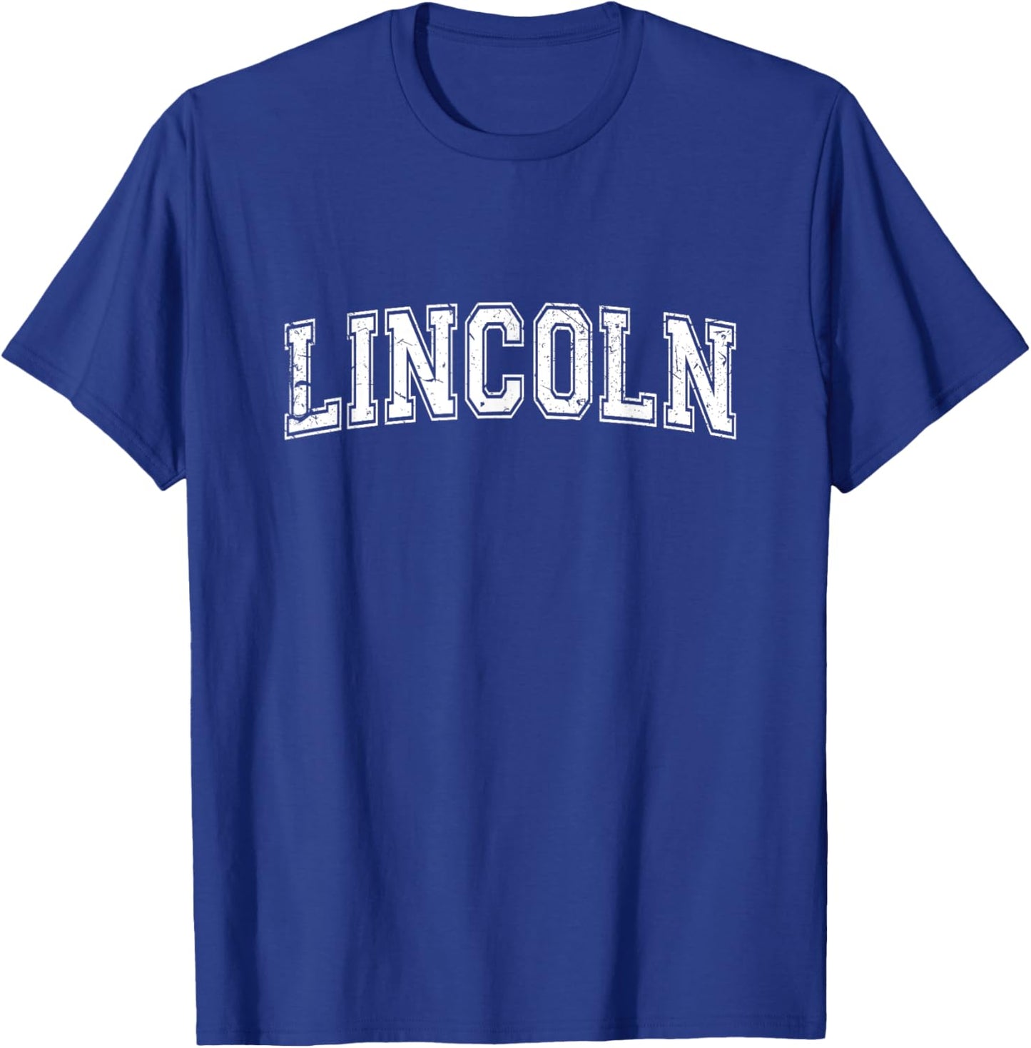 Plain Style Personalised Name Classic Lincoln T-Shirt - T-Shirt | Royal