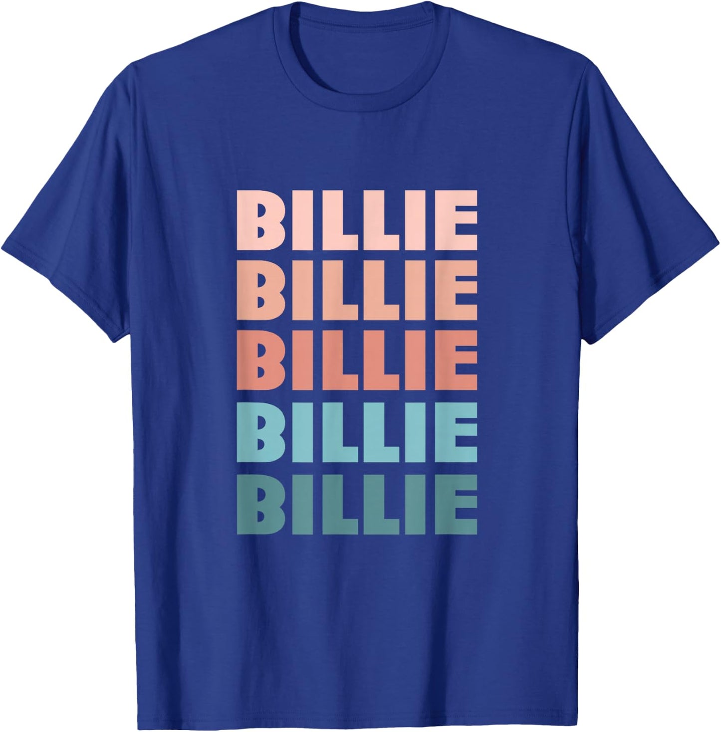 Billie First Name retro 80s style T-Shirt - T-Shirt | Royal