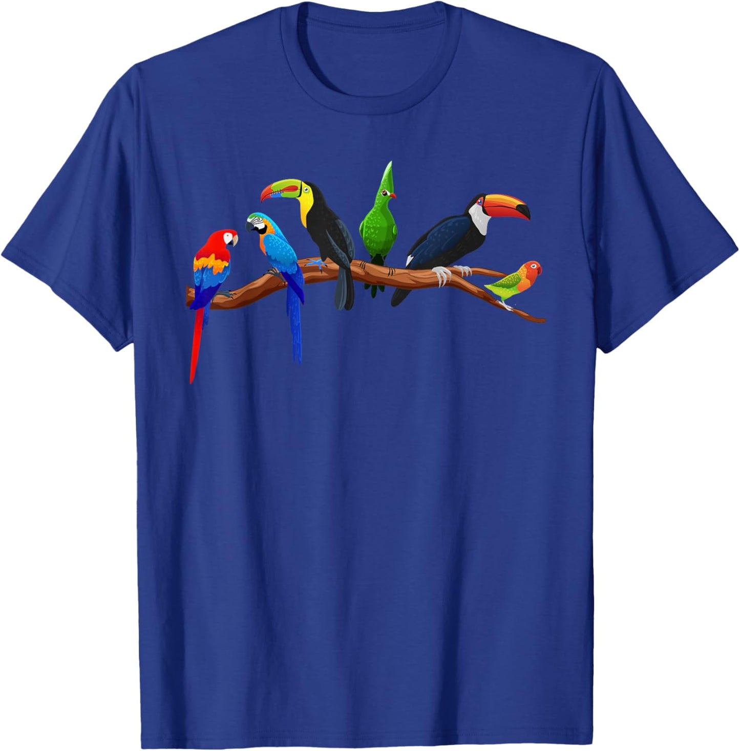 Cool Birds Art For Nerds Men Women Kids Bird Watcher Birding T-Shirt - T-Shirt | Royal
