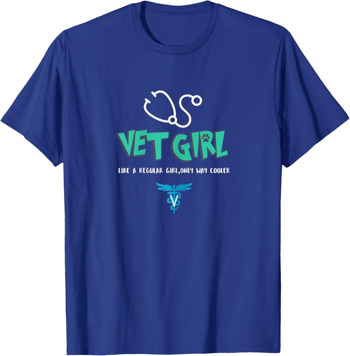 Vet Girl Veterinarian Vet Tech Student Christmas Gift T-Shirt - T-Shirt | Royal