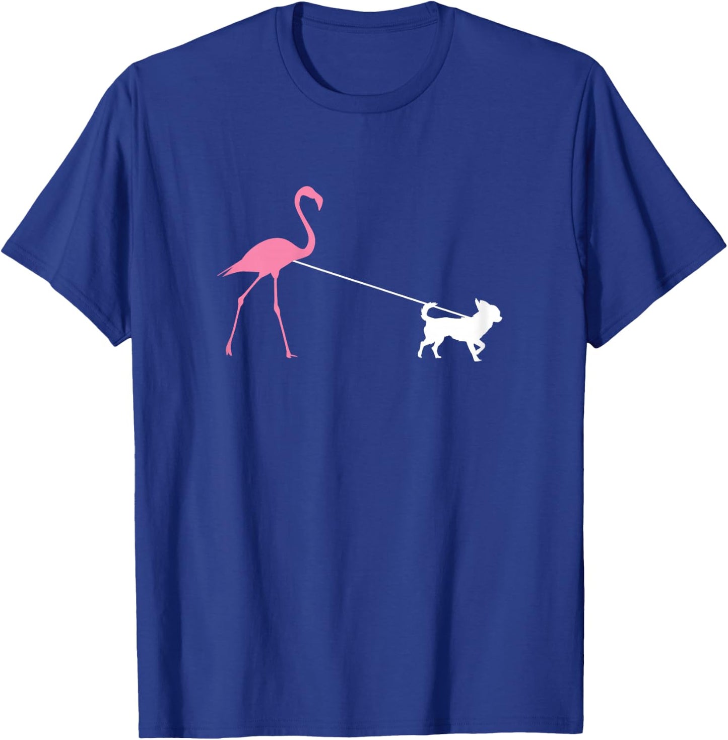 Chihuahua Lover for Dog Mum, Cute Flamingo T-Shirt - T-Shirt | Royal