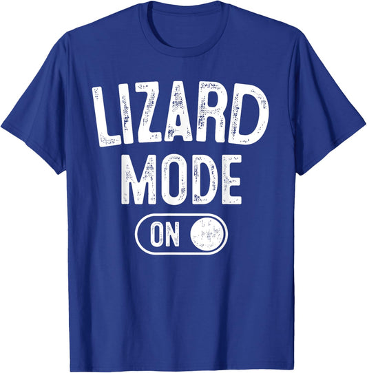 Lizard Mode On Costume Funny Reptile Party Gift Zoo Lover T-Shirt - T-Shirt | Royal