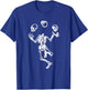 Skeleton Juggling Skulls Halloween Skull Skeleton Juggler T-Shirt - T-Shirt | Royal