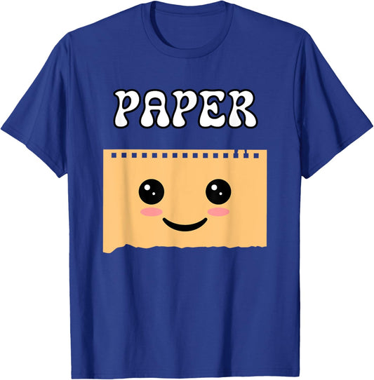 Rock Paper Scissors Funny Halloween Matching Group Costume T-Shirt - T-Shirt | Royal