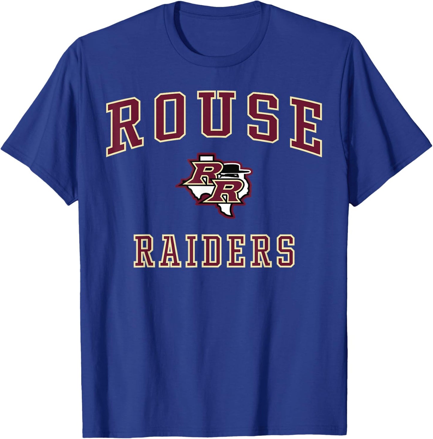 Rouse High School Raiders C1 T-Shirt - T-Shirt | Royal