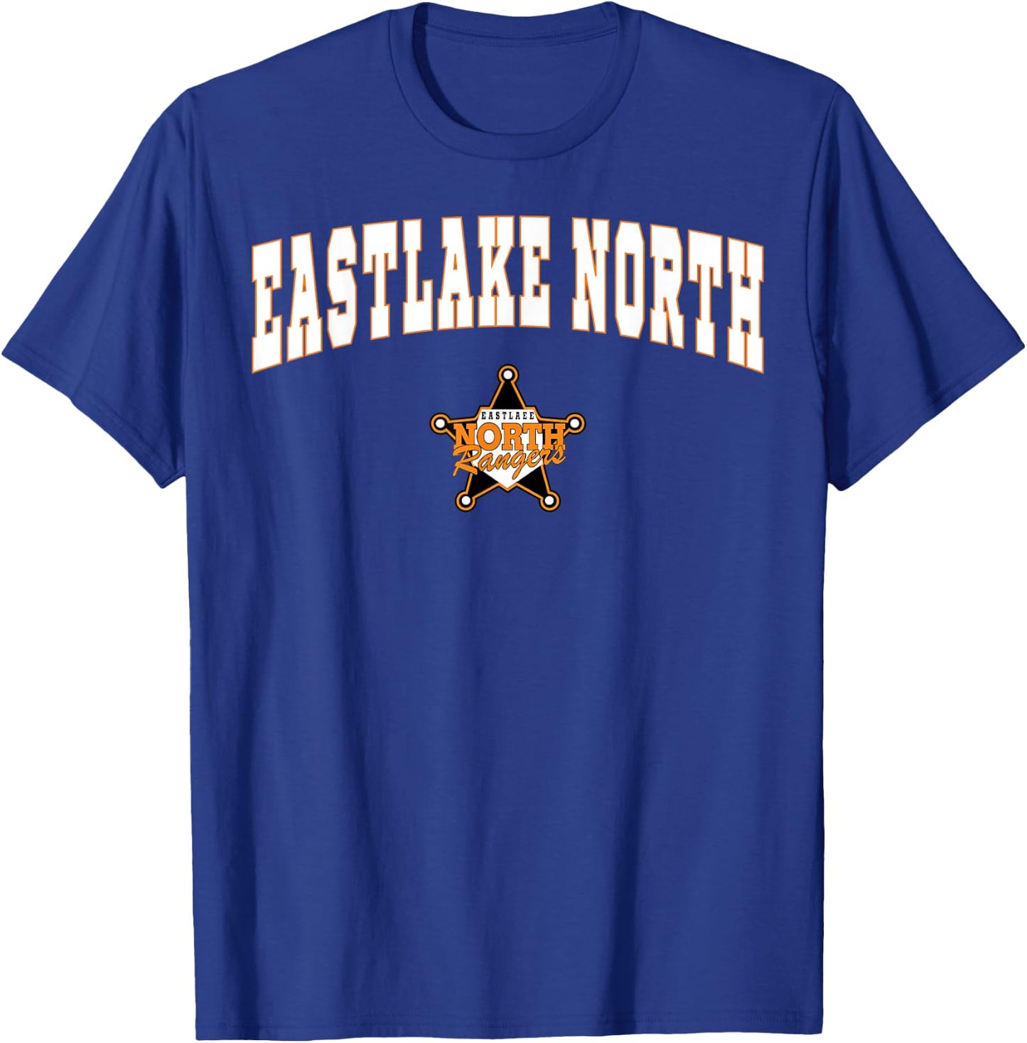 Eastlake North High School Rangers C2 T-Shirt - T-Shirt | Royal