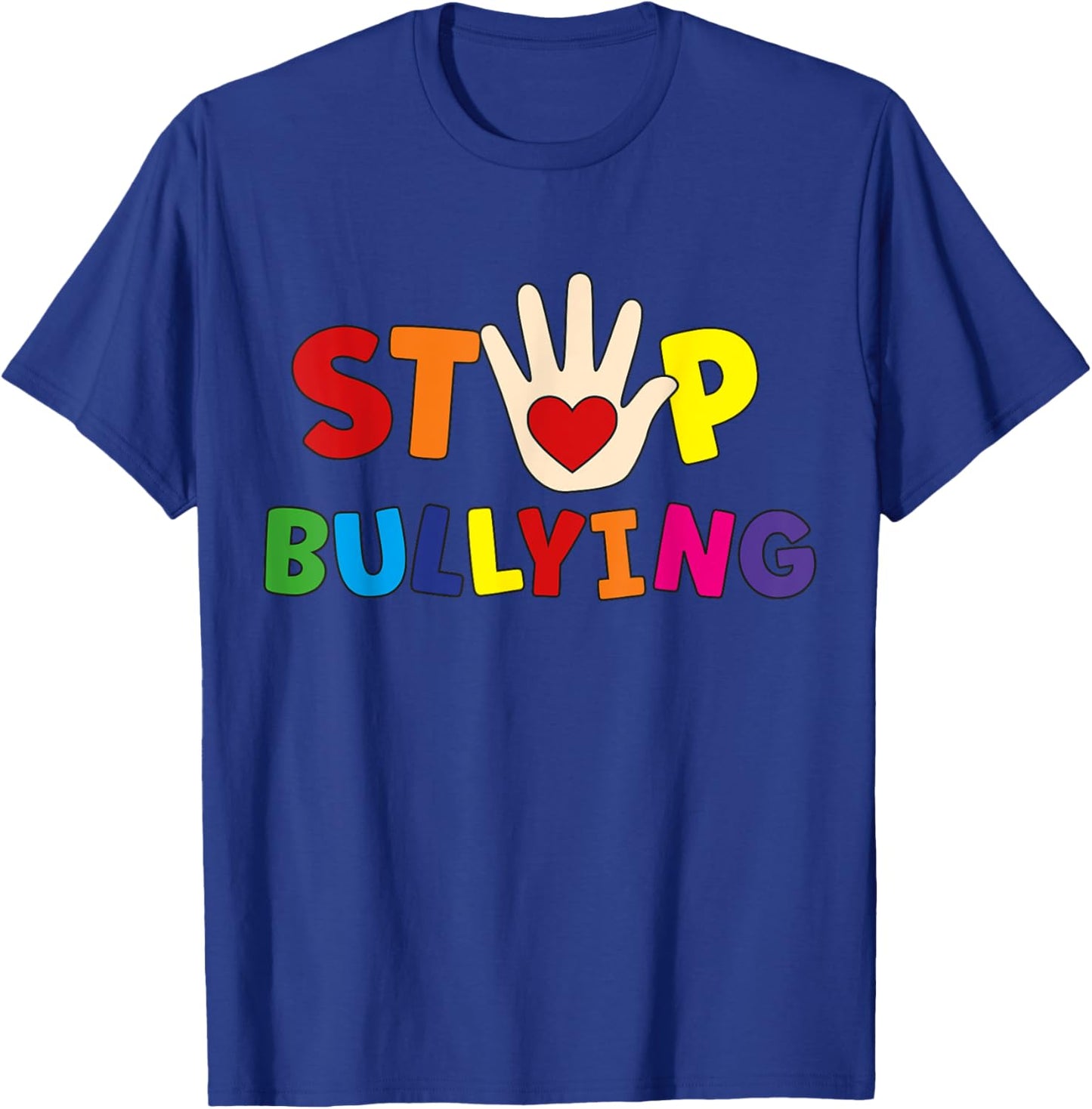 Anti Bullying Kindness Be Kind Pink Day Kids Boy Girl Stop T-Shirt - T-Shirt | Royal
