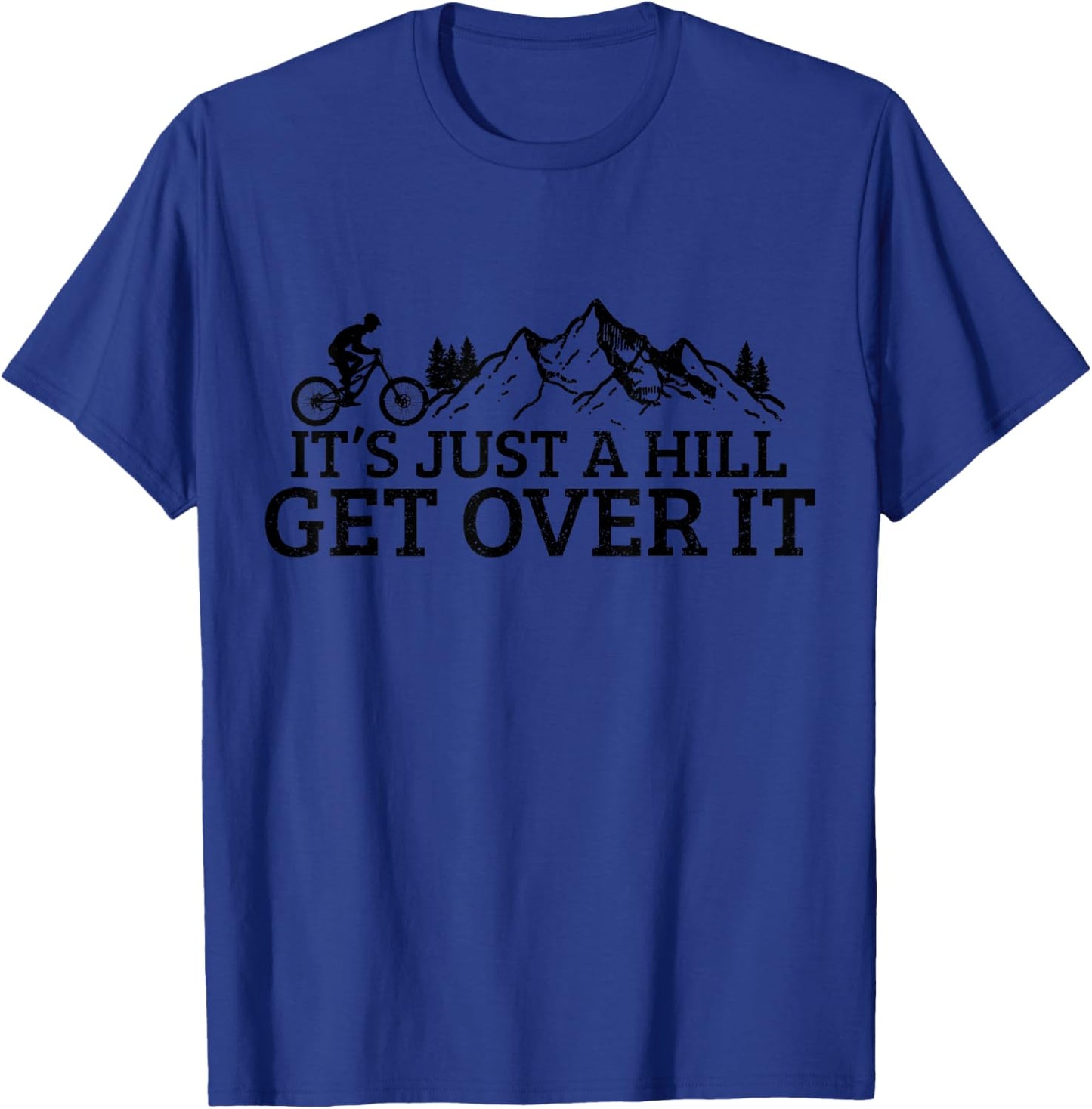 Funny Mountain Bike MTB Cycling Biking Biker Cyclist Gift T-Shirt - T-Shirt | Royal