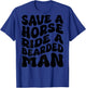 Funny Save A Horse Ride A Bearded Man Groovy (On Back) T-Shirt - T-Shirt | Royal