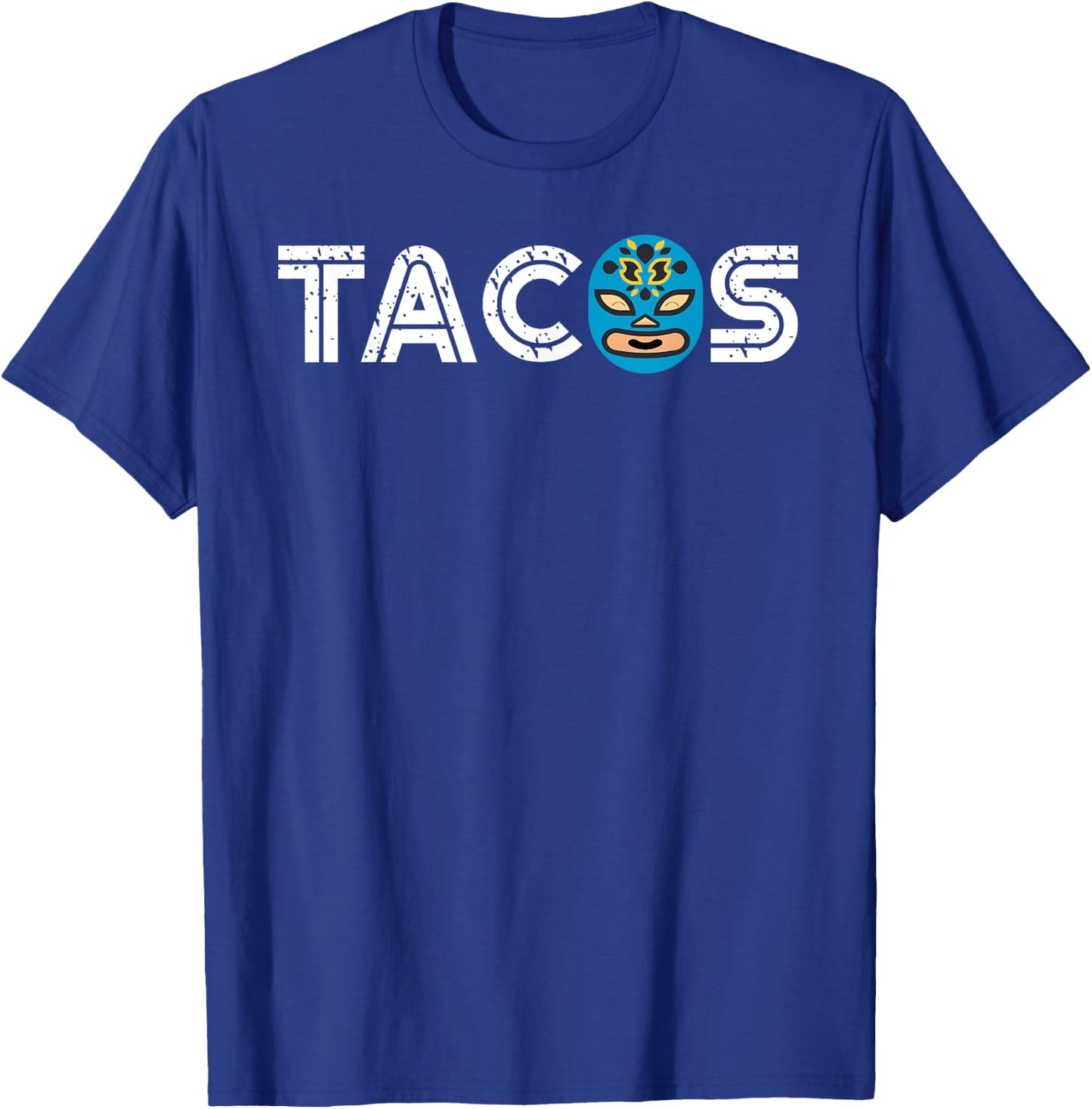 Cute Unique Lucha Libre Wrestling Mask Taco Shirt Gift T-Shirt - T-Shirt | Royal