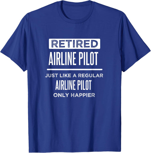 Retired Airline Pilot Flying Retirement Funny Saying