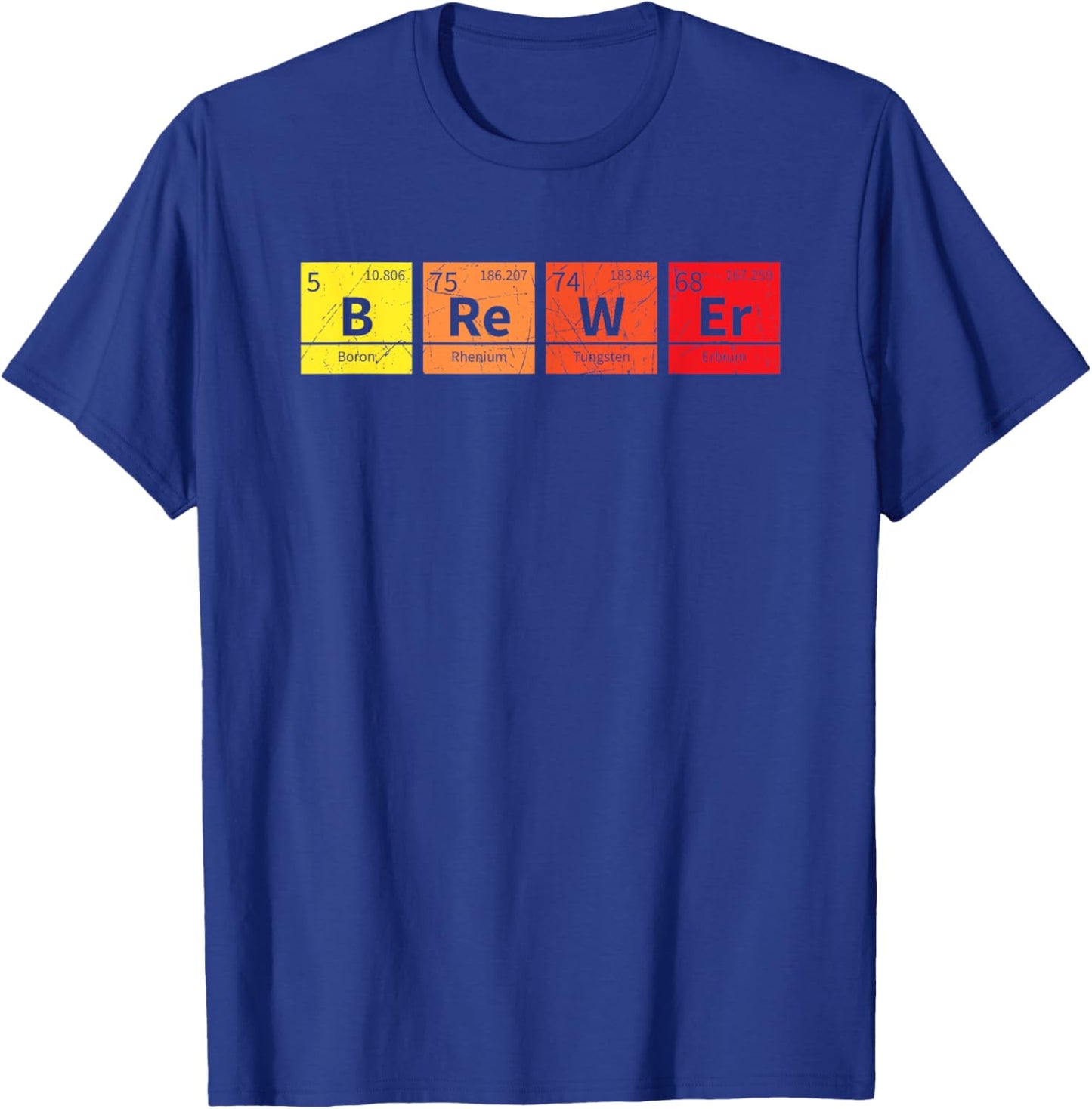 Periodic Brewer Nerd Beer Brewing Gift Brewmaster T-Shirt - T-Shirt | Royal