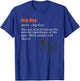 Leg Day Definition Gym Pump Gym Workout T-Shirt - T-Shirt | Royal