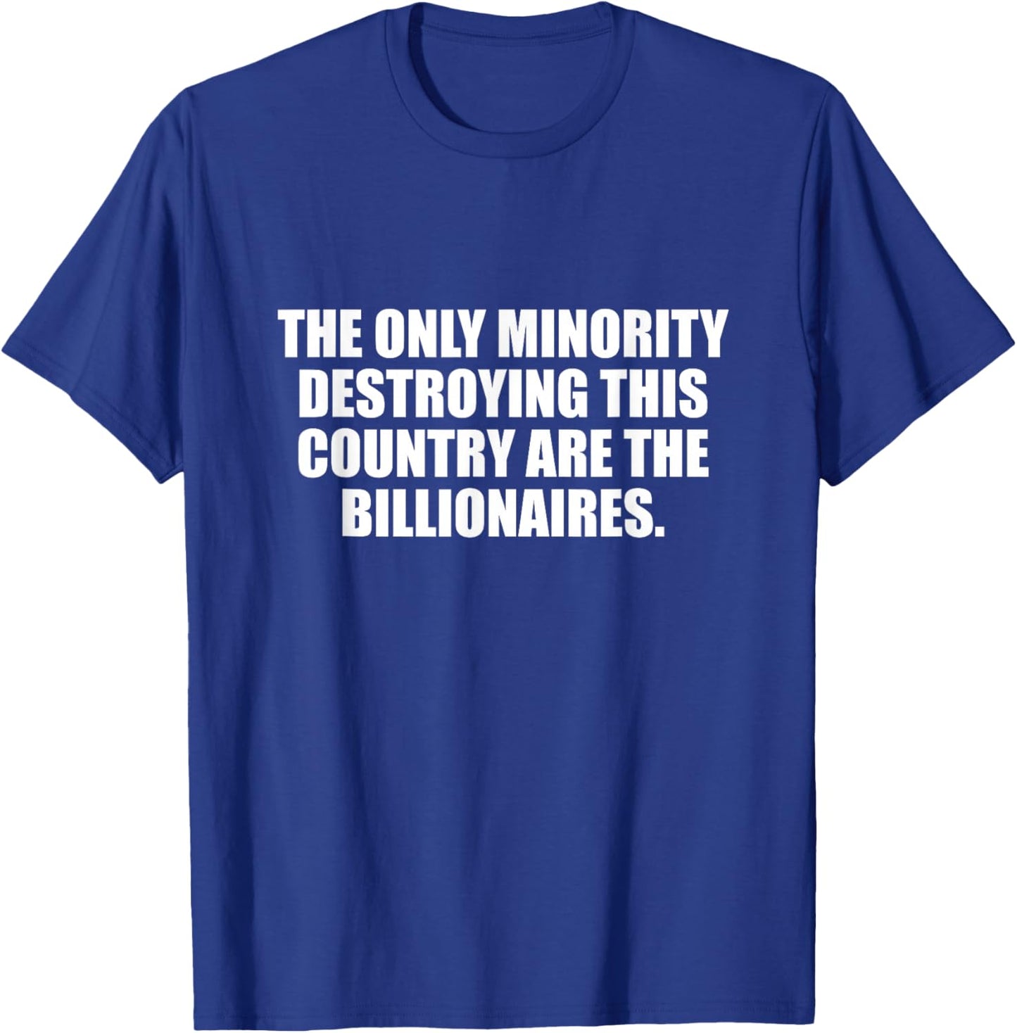 Toyo -Adults Black Small Political Satire Classic Fit Cotton 65% Polyester 35% Short Sleeve T-Shirt - T-Shirt | Royal