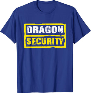Halloween Adult Costume Dragon Security Dad Mom T-Shirt - T-Shirt | Royal