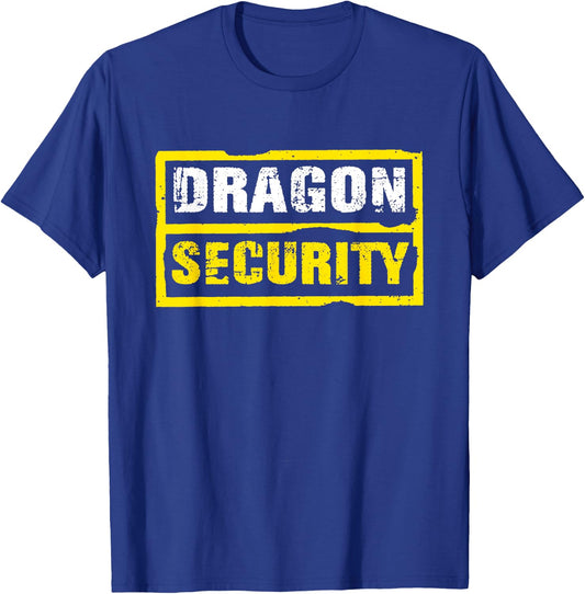 Halloween Adult Costume Dragon Security Dad Mom T-Shirt - T-Shirt | Royal