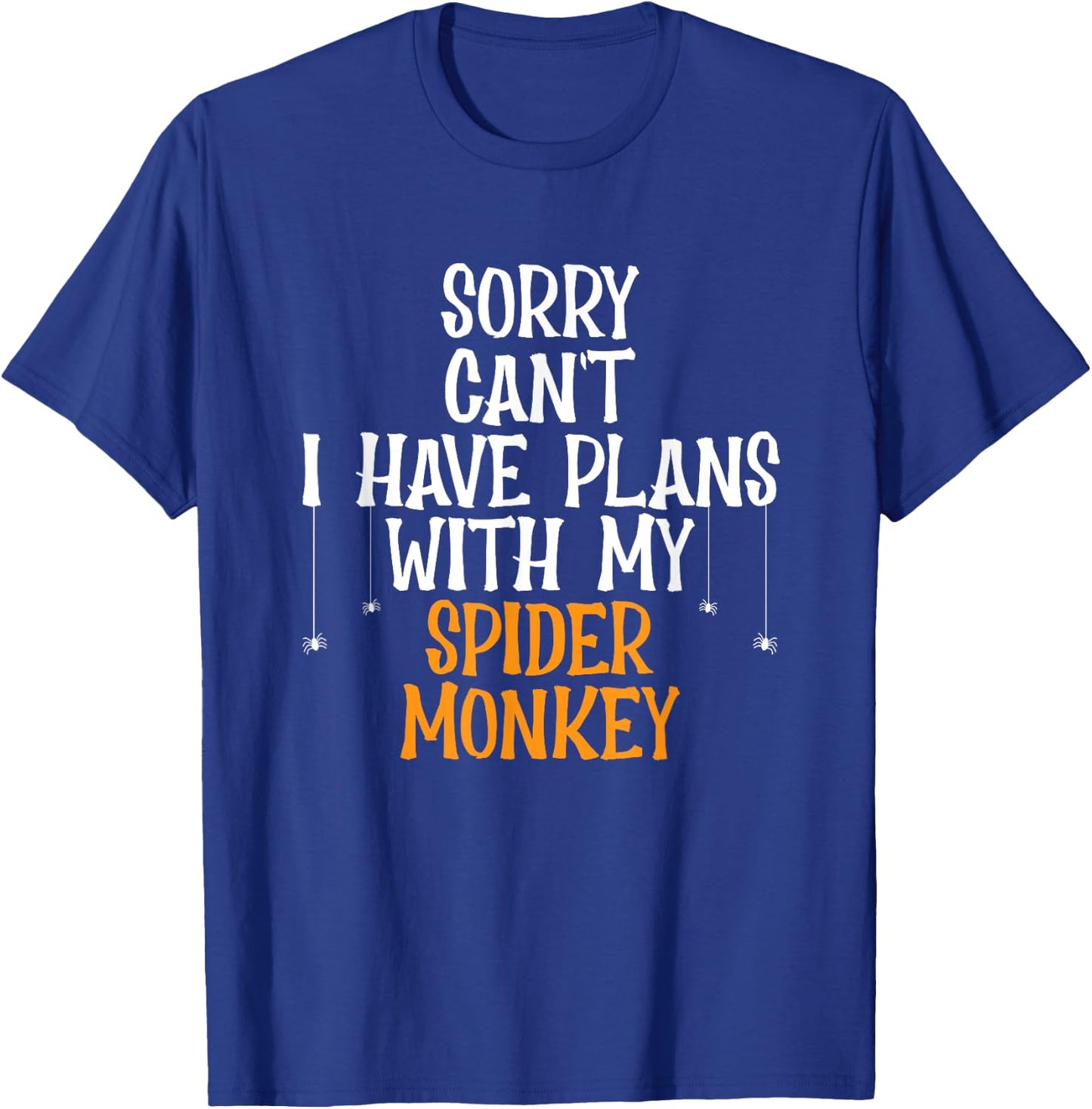 Spider Monkey Lover Jungle Animal I Love Spider Monkeys T-Shirt - T-Shirt | Royal