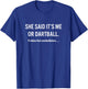 Funny Dartball Quote Sports Hobby T-Shirt - T-Shirt | Royal