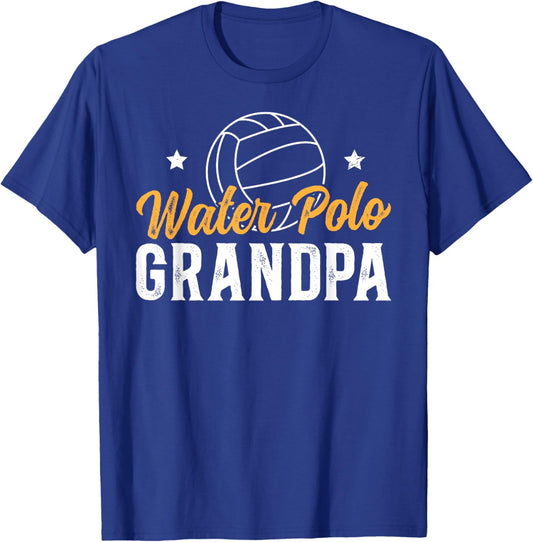 Water Polo Grandpa Of A Water Polo Player Grandfather T-Shirt - T-Shirt | Royal