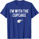 I'm With The Cupcake Halloween Costume Funny Couples T-Shirt - T-Shirt | Royal