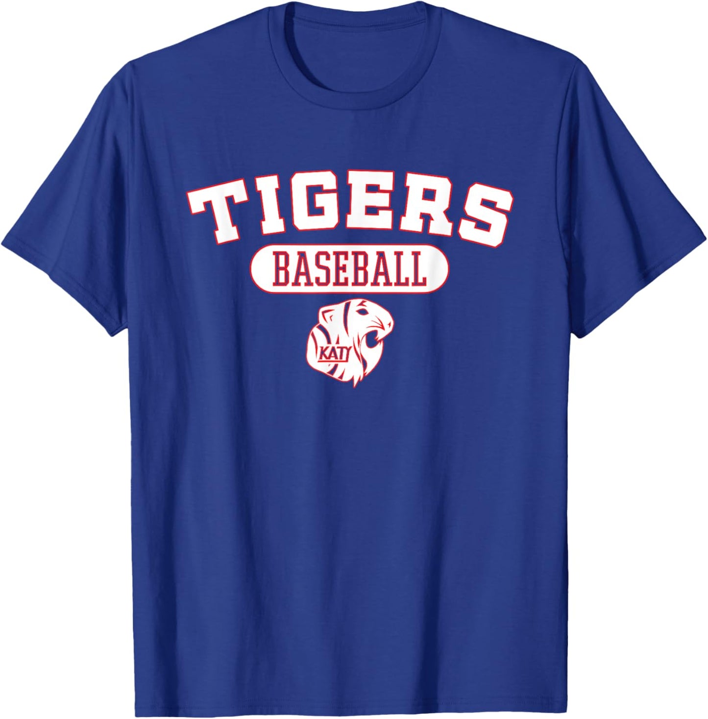 Katy Tigers Baseball T-Shirt - T-Shirt | Royal