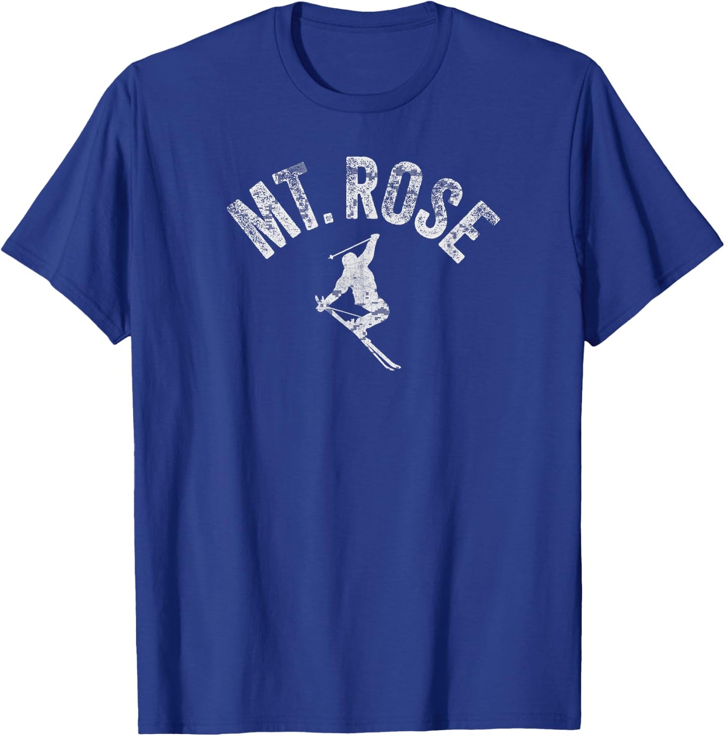 Mt Rose Ski Winter Tahoe Skiing Cool Skier Tahoe Freestyle T-Shirt - T-Shirt | Royal