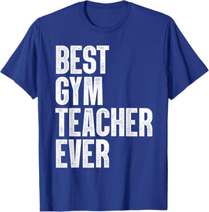Funny Gym Teacher Art Women PE Teacher Appreciation T-Shirt - T-Shirt | Royal