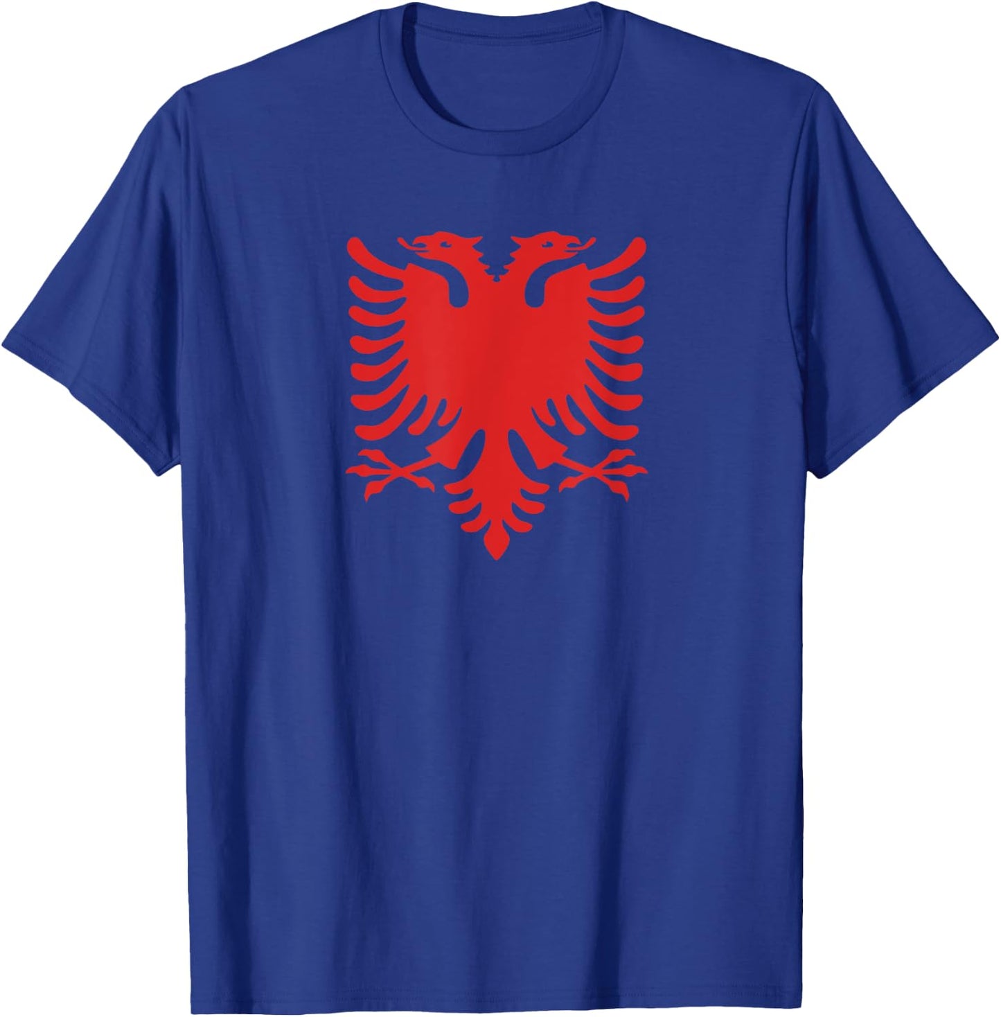 Albanian Flag Albanian Double Headed Eagle Albania T-Shirt - T-Shirt | Royal