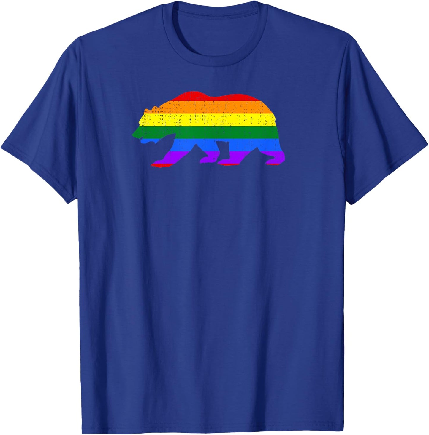 California Bear Rainbow T-Shirt - T-Shirt | Royal