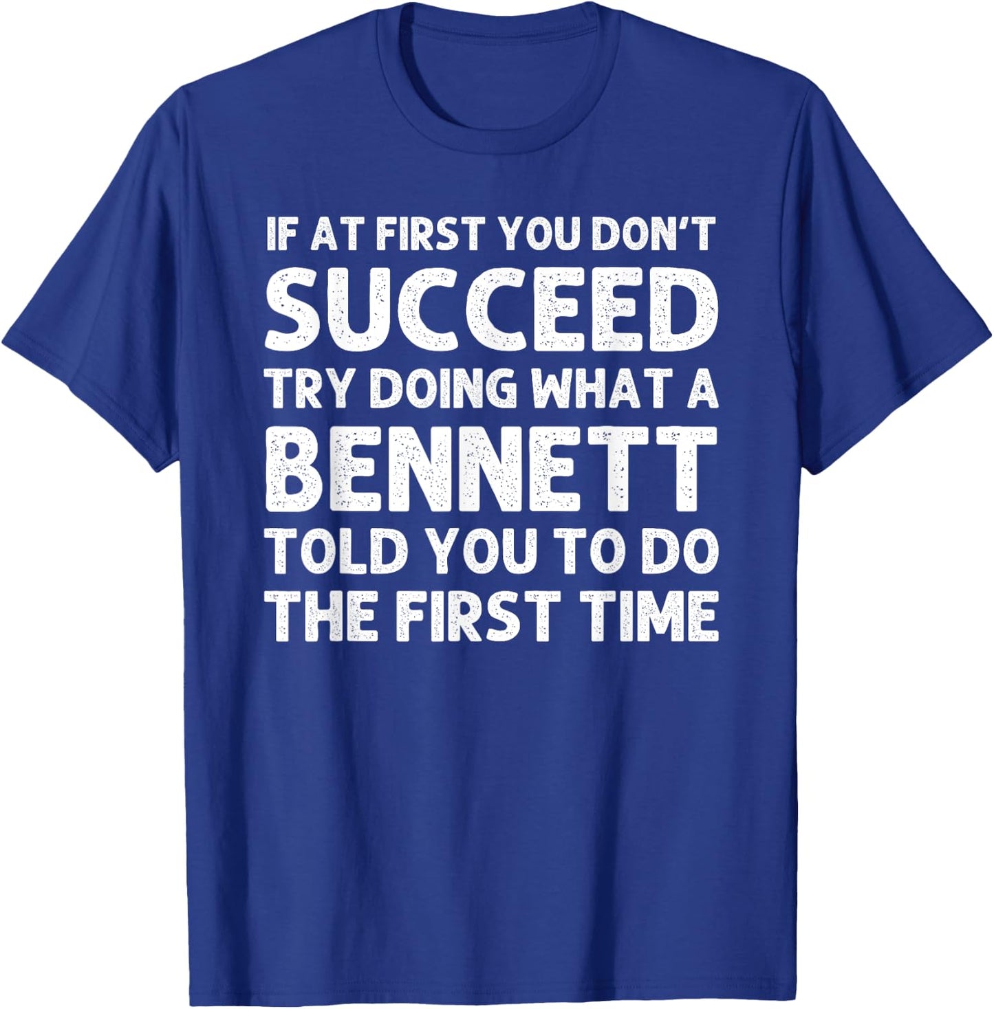 BENNETT Funny Surname Family Tree Birthday Reunion Idea T-Shirt - T-Shirt | Royal