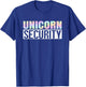 Halloween Mom Dad Daughter Adult Costume Unicorn Security T-Shirt - T-Shirt | Royal
