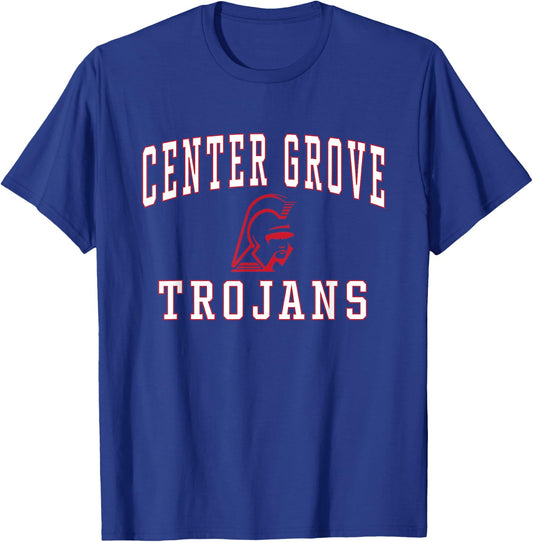 Center Grove High School Trojans C5 T-Shirt - T-Shirt | Royal