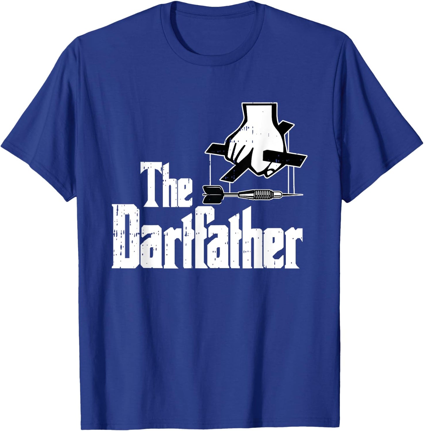 Dartfather Darts Dad Sports Player Daddy Dada Papa Men Gift T-Shirt - T-Shirt | Royal
