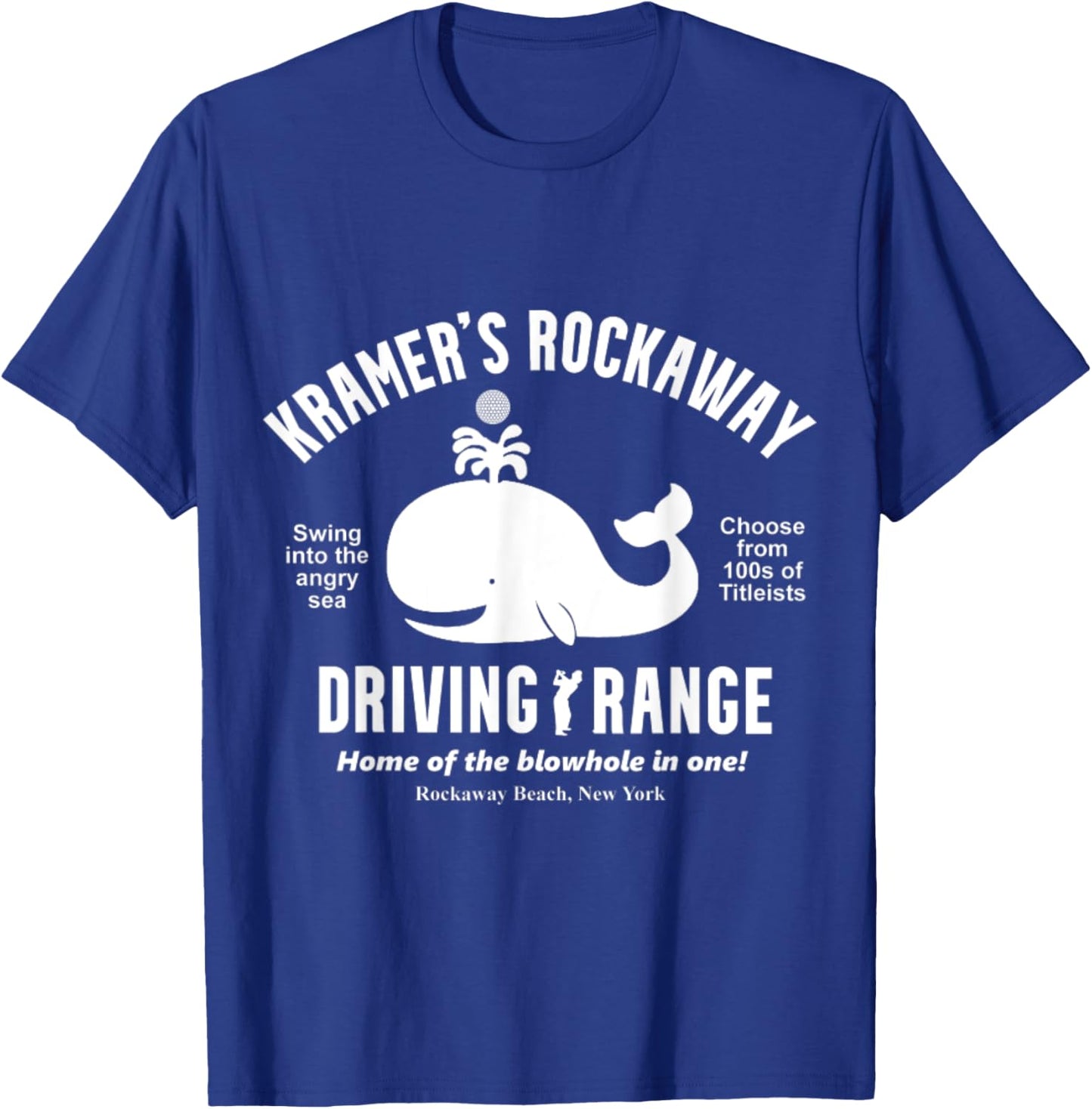 Funny Kramer's Rockaways Driving Range Golfing T-Shirt - T-Shirt | Royal