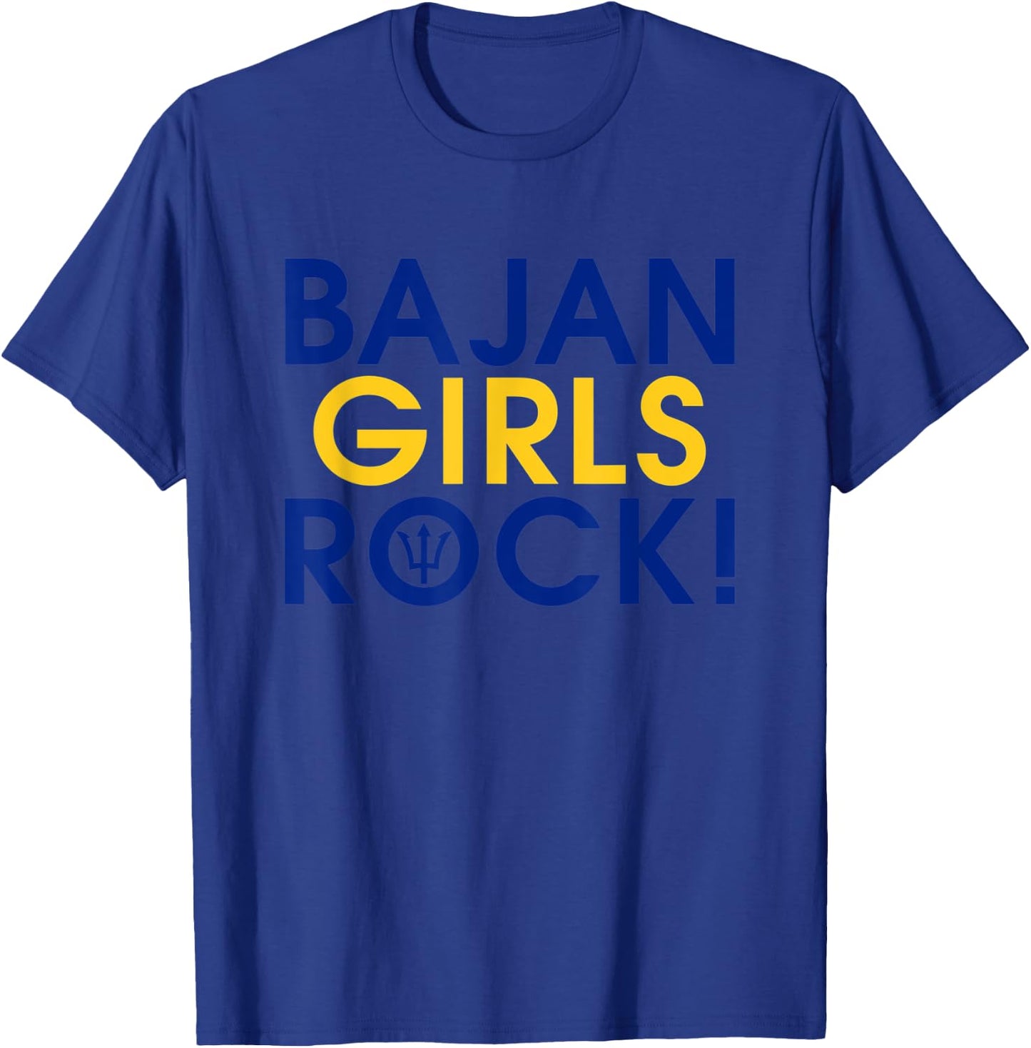 Bajan Girls Rock T-Shirt - T-Shirt | Royal