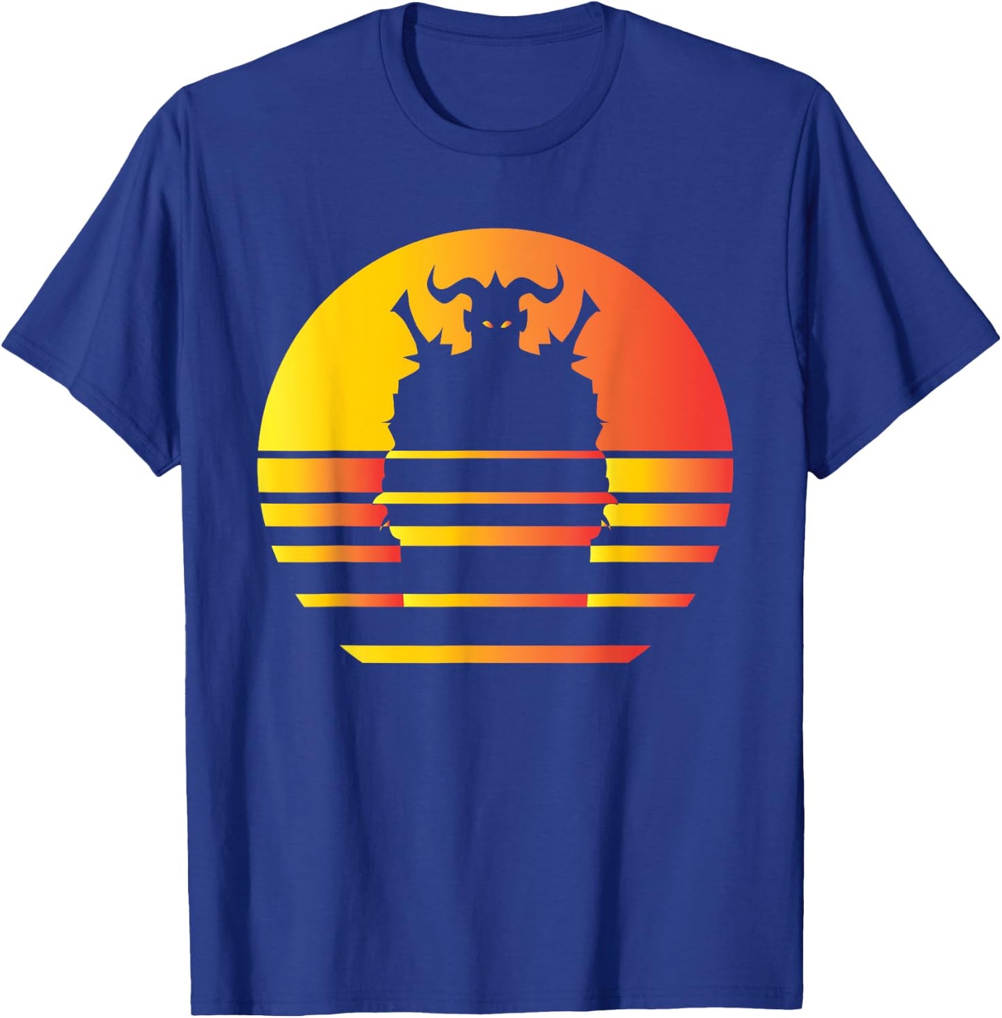 Gloomhaven Character Synth Wave Design - Board Game T-Shirt - T-Shirt | Royal