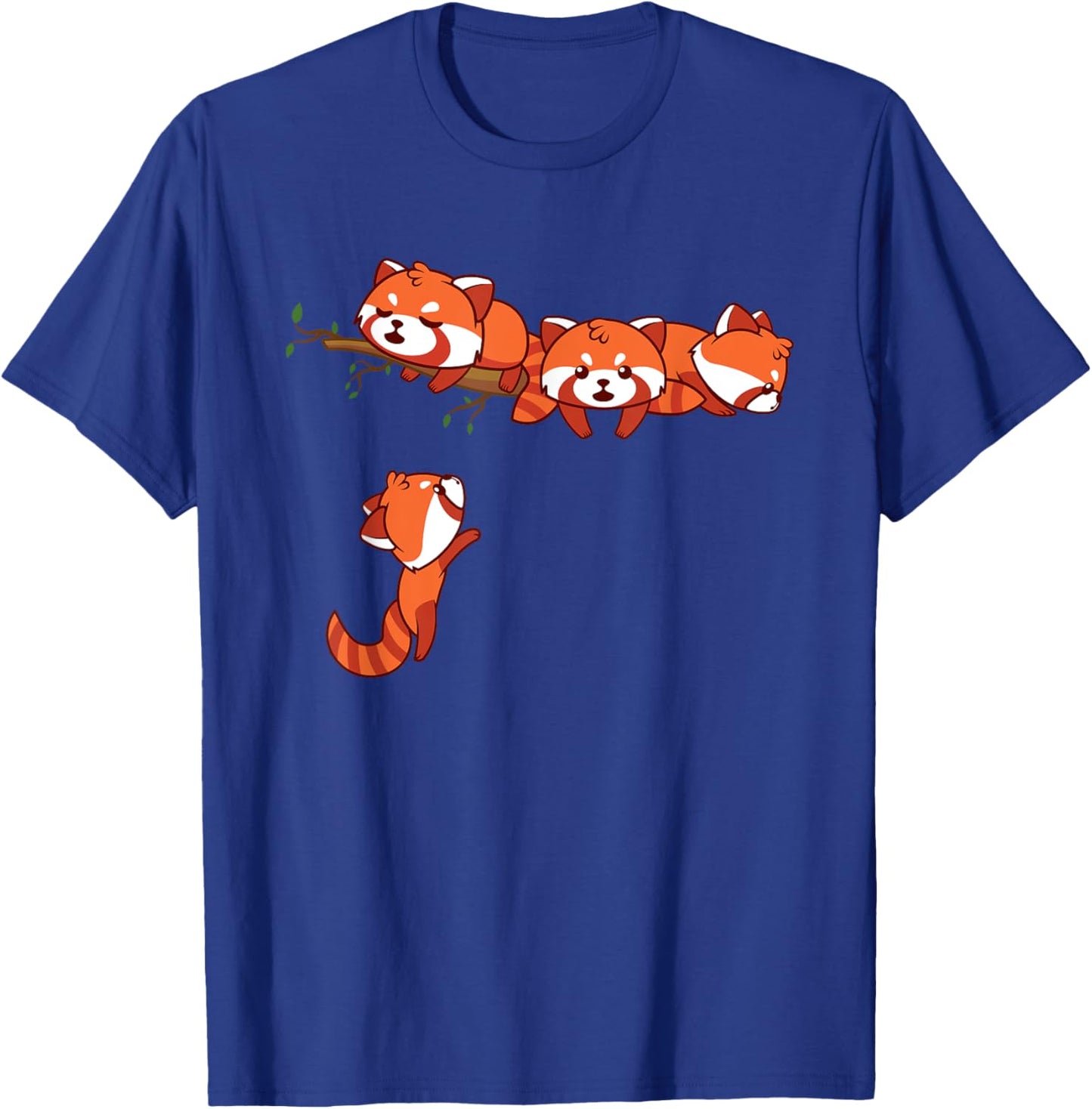 Pocket Series Red Panda Funny Playing Bear Animal Lover Gift T-Shirt - T-Shirt | Royal