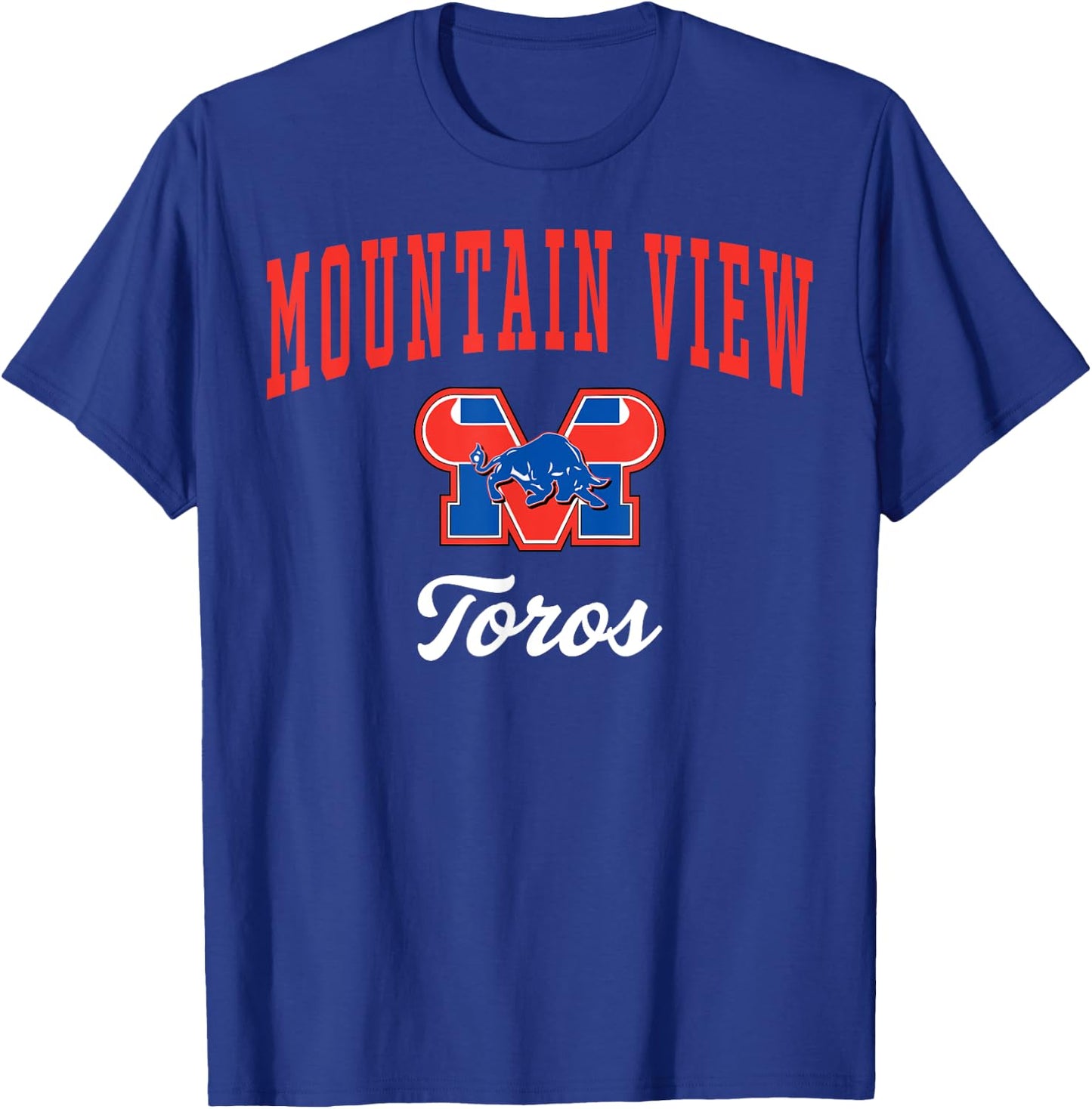 Mountain View High School Toros C3 T-Shirt - T-Shirt | Royal