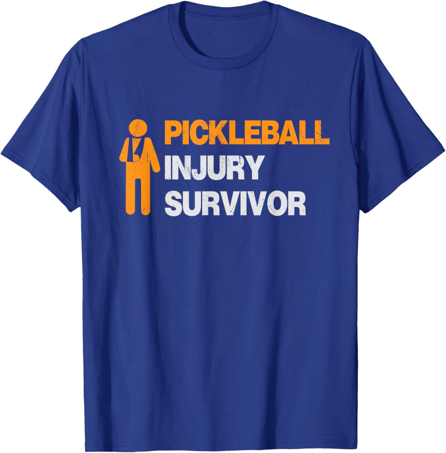 Pickleball Injury Survivor T-Shirt - T-Shirt | Royal