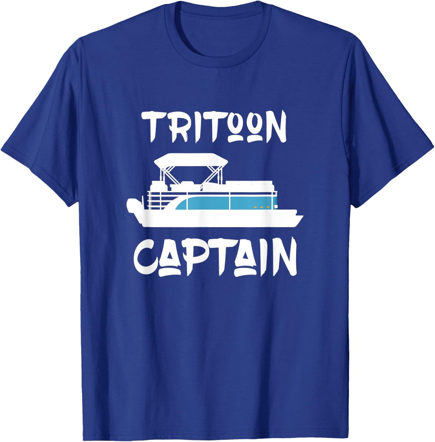 Tritoon Captain Gift for Tritoon Boat Owner Boating T-Shirt - T-Shirt | Royal
