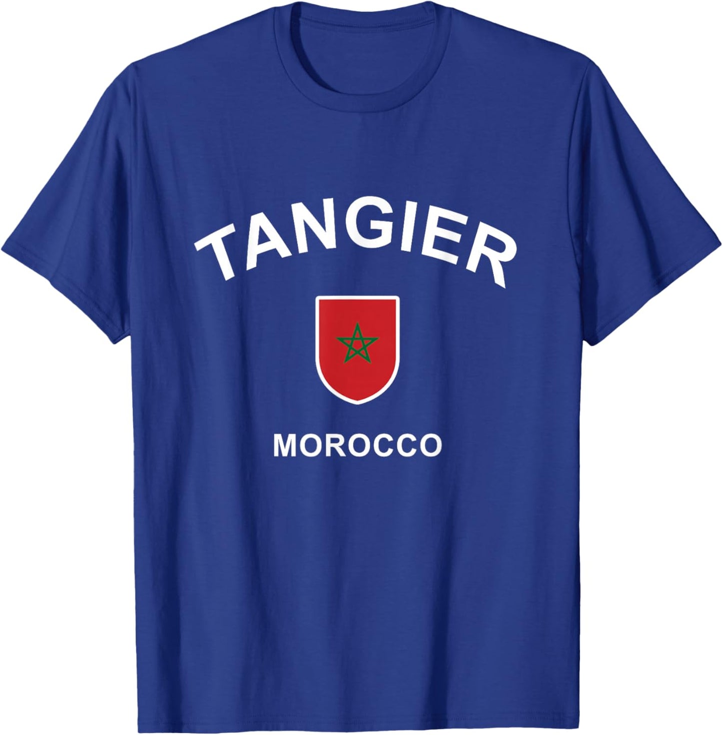 Tangier Morocco Vacation - Moroccan Flag Tangier T-Shirt - T-Shirt | Royal