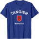 Tangier Morocco Vacation - Moroccan Flag Tangier T-Shirt - T-Shirt | Royal