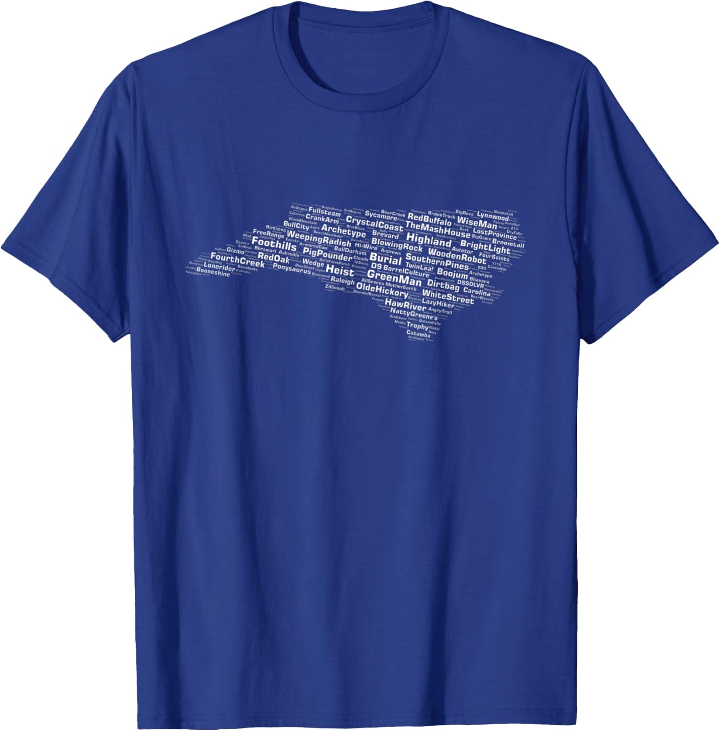 North Carolina Breweries T-Shirt - T-Shirt | Royal