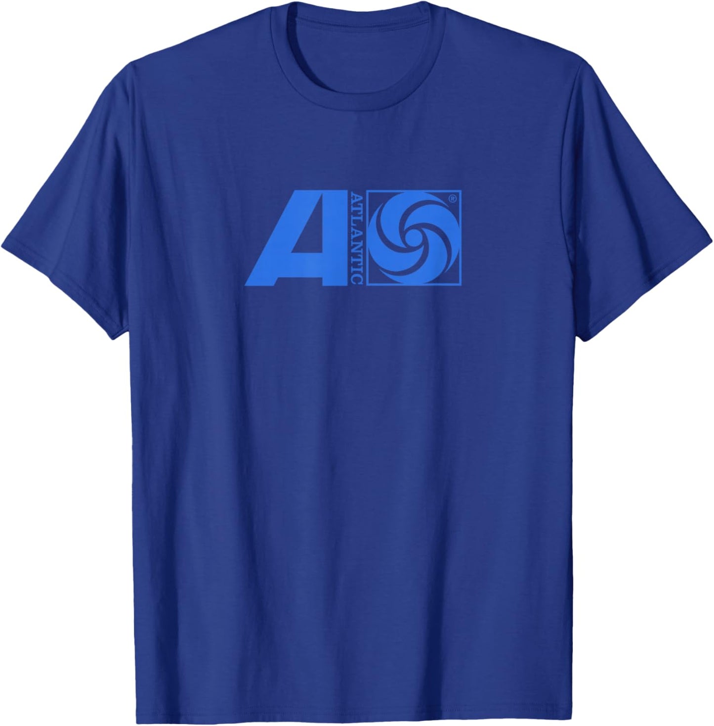 Atlantic Records Blue Logo T-Shirt - T-Shirt | Royal