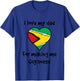 Kids I Love My Dad For Making Me Guyanese Funny Guyana Heart T-Shirt - T-Shirt | Royal